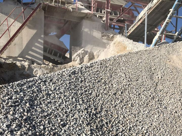 12-22 mıcır, kırma tesisinde